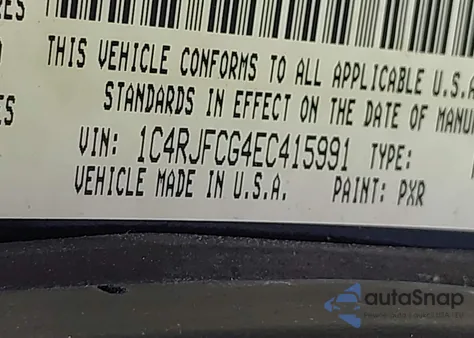 2014 Jeep Grand Cherokee Overland z USA, uszkodzony, nr VIN 1C4RJFCG4EC415991